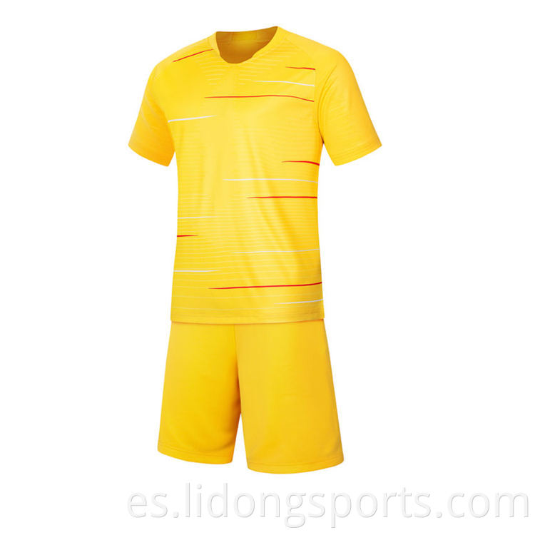 Jerseys de fútbol de alta calidad de fábrica Kit de fútbol de fútbol de fútbol